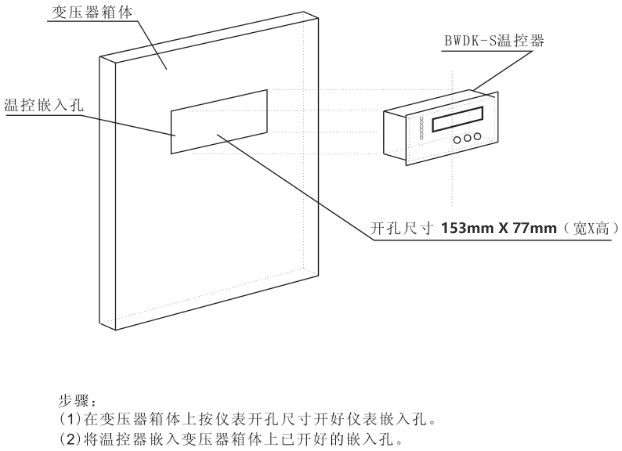 BWDK-S201 干式變壓器溫控器(圖1) BWDK溫控器